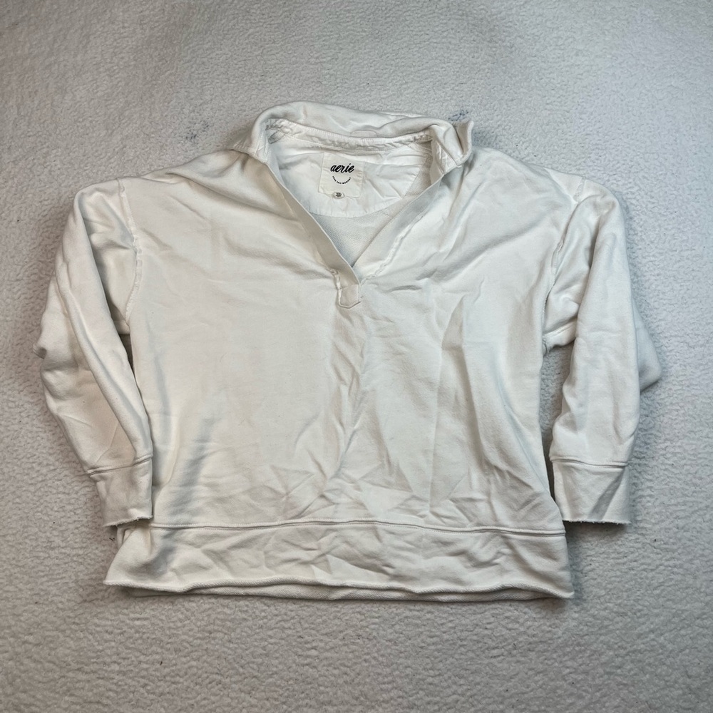 Aerie collared sweatshirt